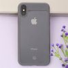 Ốp lưng iPhone X Nhựa cứng viền dẻo Pure III JM Bạc