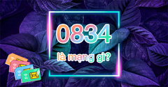  Đầu số 0834 là mạng gì? Ý nghĩa của đầu số 0834? Có phải số bốn mùa? 