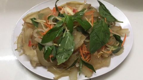 Cách làm da bò trộn chua ngọt cực ngon và cực đơn giản tại nhà