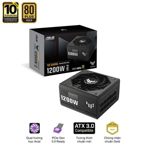 Nguồn máy tính ASUS TUF Gaming 1200W Gold – 80 PLUS Gold