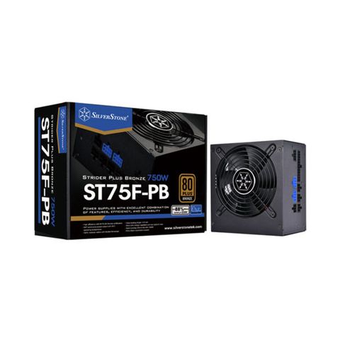 Nguồn máy tính SilverStone Strider ST75F-PB 750W – 80 Plus Bronze