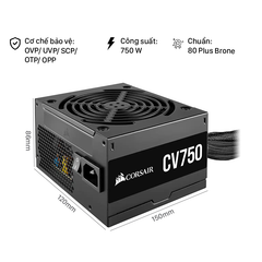  Nguồn Corsair Series Cv750 750w 