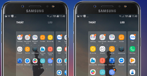 5 bước thay đổi lưới màn hình ứng dụng trên Galaxy J7 Plus