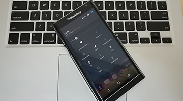 Chỉnh sửa cài đặt nhanh trên BlackBerry Priv