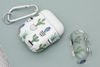 Túi đựng AirPods 1 & 2 Nhựa cứng trong kèm móc JM PD01 in hình cây xương rồng xanh