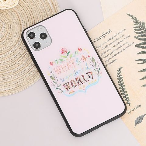 Ốp lưng iPhone 11 Pro Max Nhựa cứng viền dẻo Glass printing MEEKER TSKB402 TG tuyệt vời