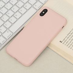  Ốp lưng iPhone Xs Max nhựa cứng viền dẻo PU Candy OSMIA Hồng 