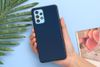 Ốp lưng Galaxy A52 nhựa cứng viền dẻo Tempered Glass CK-T001-20 OSMIA Xanh