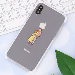  Ốp lưng iPhone X/Xs nhựa dẻo printing Clear TPU OSMIA CN6190927 Ôm tôi 
