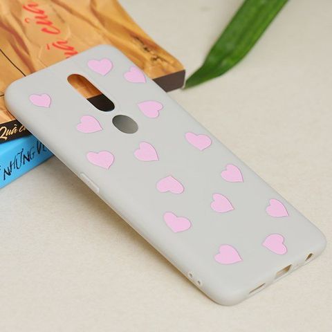Ốp lưng Oppo F11 pro nhựa dẻo TPU Solid Printing COSANO CN7190926 Tim hồng