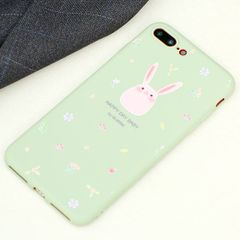  Ốp lưng iPhone 7/8+ Nhựa dẻo Emboss printing MEEKER CN72509 Thỏ baby 