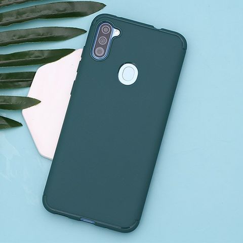 Ốp lưng Galaxy A11 Nhựa dẻo CROSSPY JM Xanh Teal