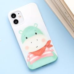  Ốp lưng iPhone 12 Mini nhựa dẻo Matte IMD Printing 270 OSMIA CN1020 Hà Mã 