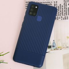  Ốp lưng Galaxy A21s nhựa dẻo Mix strip OSMIA Navy 