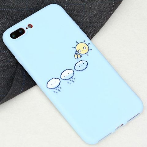 Ốp lưng iPhone 7/8+ Nhựa dẻo Emboss printing MEEKER TSKB629 Ngày đẹp