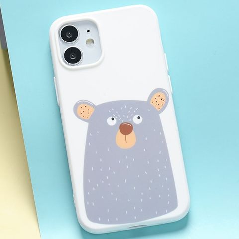 Ốp lưng iPhone 12 Mini Nhựa dẻo Water Printing MEEKER CN1104 Bear