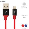 Dây cáp Lightning 2 m e.VALU LTL-04