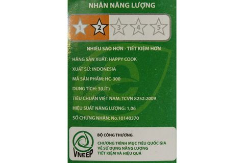 Nồi cơm nắp gài Happycook HC-300