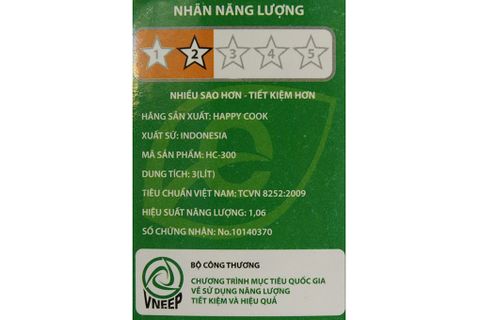 Nồi cơm nắp gài Happycook HC-300