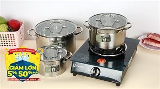 Ngày đẹp sale to: Loạt đồ gia dụng đang được khuyến mãi cực xịn chỉ còn nửa giá, sắm về nâng cấp nhà bếp ngay nào