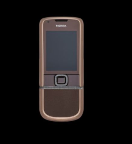 Nokia 8800 Vàng hồng da nâu full đá