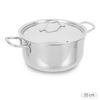 Nồi inox 3 đáy nắp inox 18 cm Delites NR003-18