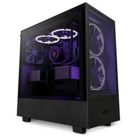 Nzxt H5 Flow – Black – Compact Mid-tower Airflow Case