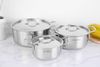 Bộ 3 nồi inox nắp inox Delites NR002-B3