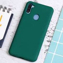  Ốp lưng Galaxy A11 Nhựa dẻo Artifical silicon MEEKER Xanh Teal 
