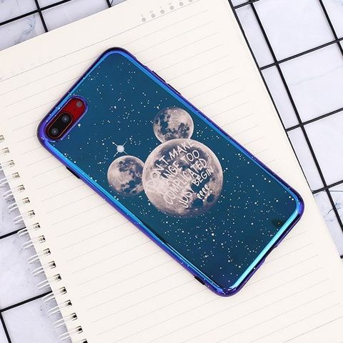 Ốp lưng iPhone 7/8+ nhựa dẻo Blue ray IMD OSMIA CN2190927 Vũ trụ