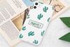 Ốp lưng iPhone 11 Nhựa dẻo UV printing OSMIA CKTG549 Xương rồng Trắng