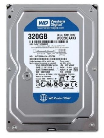 Hdd  320GB  Western   Sata