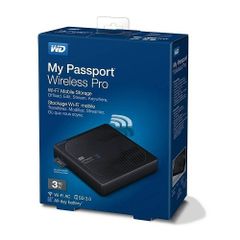  Ổ Cứng Wd My Passport Wireless Pro 3tb Wdbsmt0030bbk 