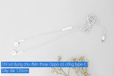 Tai nghe Có Dây EP Type C OPPO MH135-3 ( Dùng cho điện thoại Oppo cổng Type C )