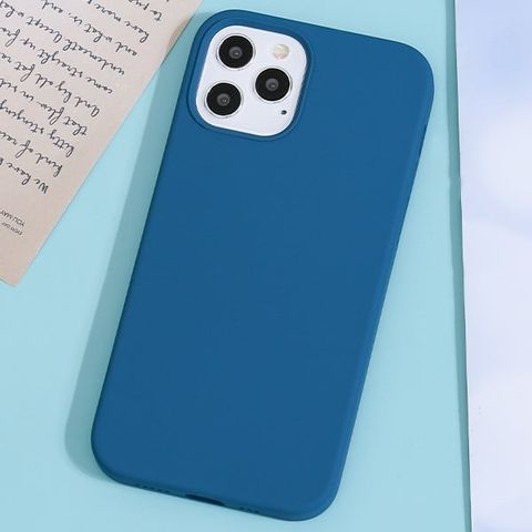 Ốp lưng iPhone 12/ 12 Pro Nhựa dẻo Liquid Sillicone A JM Xanh Teal