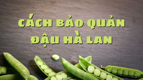 Các cách bảo quản đậu hà lan tươi và khô đơn giản và hiệu quả nhất