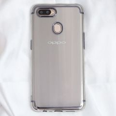  Ốp lưng Oppo A7 nhựa dẻo Electroplate case 2 OSMIA Đen 