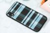 Ốp lưng iPhone XR nhựa dẻo EmboSS printing OSMIA CKUT002 Caro Xanh