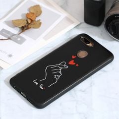  Ốp lưng Oppo A7 Nhựa dẻo Emboss printing OSMIA CKZLT329 Bắn tim 