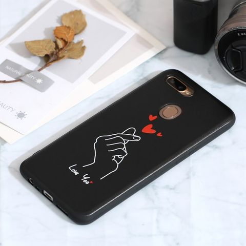 Ốp lưng Oppo A7 Nhựa dẻo Emboss printing OSMIA CKZLT329 Bắn tim