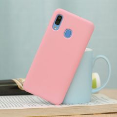  Ốp lưng Galaxy A20 nhựa dẻo Fake silicon JM Hồng nhạt 