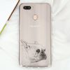 Ốp lưng Oppo A7 Nhựa dẻo in hình Transparent COSANO SR171102 pitbull