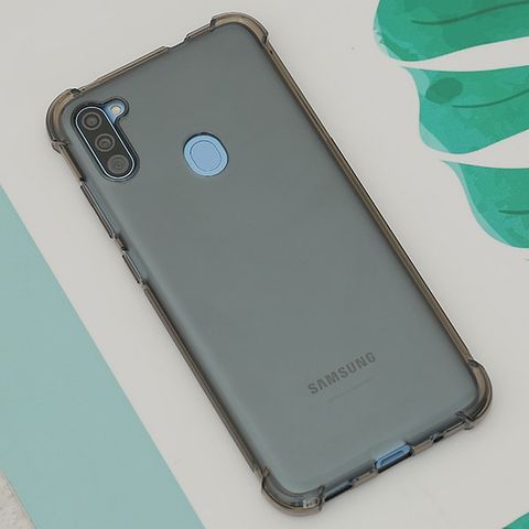 Ốp lưng Galaxy A11 Nhựa dẻo Light Corner TPU Case COSANO Xám