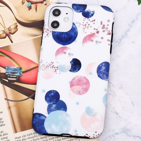 Ốp lưng iPhone 11 Nhựa dẻo Matte IMD MEEKER CN32509 Thiên hà