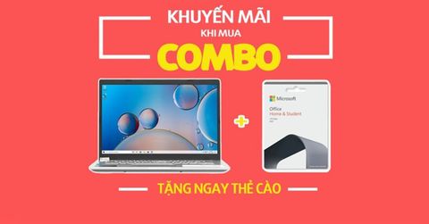 Khuyến mãi Combo: Mua laptop, PC kèm Office 2021 chỉ có tại Trung Tâm Bảo Hành, nhận ngay thẻ cào trị giá 200K