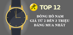  Top 12 mẫu đồng hồ nam giá từ 2 đến 3 triệu đáng mua nhất hiện nay 