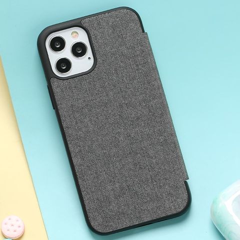 Ốp lưng iPhone 12/12 Pro Nhựa cứng viền dẻo Flip case PU Leather PC MEEKER Olive