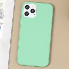  Ốp lưng iPhone 12/12 Pro nhựa cứng viền dẻo Tempered Glass Silk OSMIA Xanh bóng đêm 