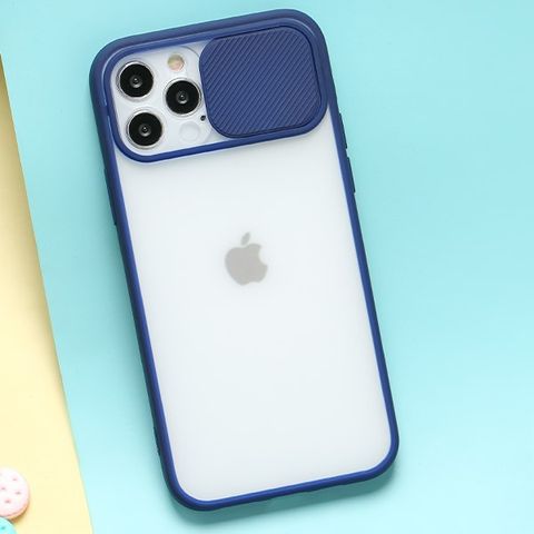 Ốp lưng iPhone 12/12 Pro Nhựa cứng viền dẻo TKS-LZB17 Rubber 2 IN 1 MEEKER Navy