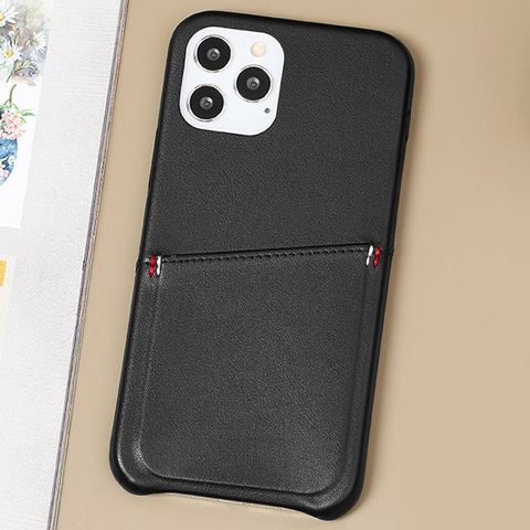 Ốp lưng iPhone 12/12 Pro Nhựa dẻo Bias PU Case COSANO Đen